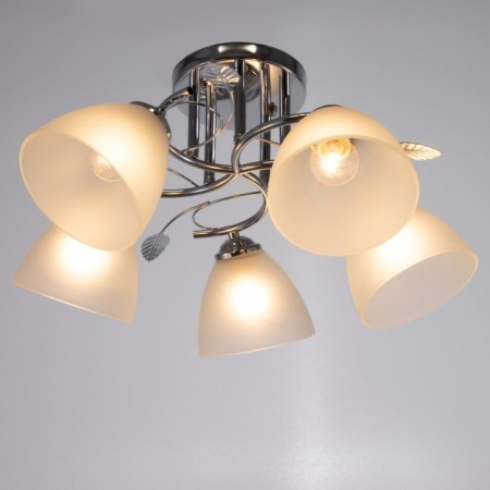 Chandelier 2024/5 E27 60W chrome 52x52x25 cm Bayerlux-1