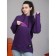 Female hoodies pt, size 56, purple color