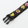 The two -layer collar with fastx "Mushrooms" 30 x 1 cm, black
