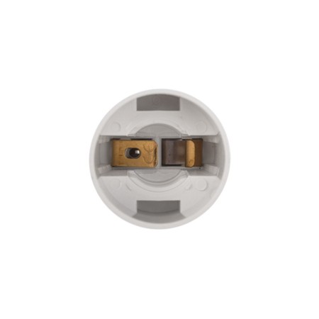 Plastic heat -resistant suspension e14 white with rexant label-2