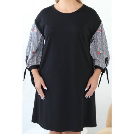 Female dress, size 56, black color-10