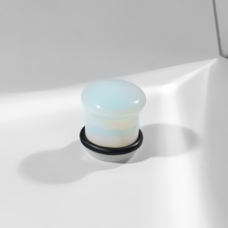 Tunnel "Moonstone", d = 10 mm, blue color-1