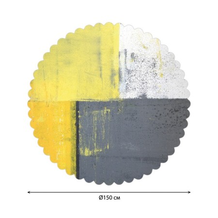 The tablecloth "Patchwork Grange", Round, Saten, D = 150 cm-1