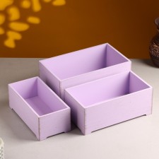 A set of wooden drawers 