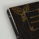 Photo album 25 sheets (corners+rings) "Leaves on black" gold 19x27x3 cm