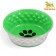 The bowl of a weighted embossed, with a silicone base, green, 600 ml