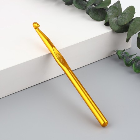 Knitting hook, d = 8 mm, 15 cm, mix color