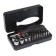 A screwdriver with a set of bit and end heads of the tundra, plastic case, 25 items
