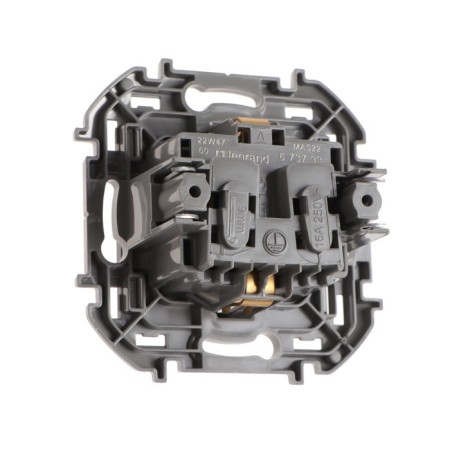 LEGRAND Inspiria, 2K+s outlet, with curtains, 16 A, 250 V, anthracite-1