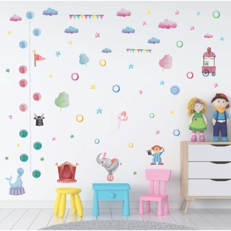 Interior color Rostomer sticker "Presenting in the circus" 50x70 cm-2