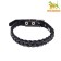 Collar leather wicker, 42 x 2 cm, Osh 35-45 cm, Mix of flowers