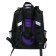 School backpack 38 x 30 x 16 cm, ergonomic back, stavia "cat", black
