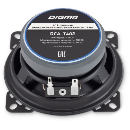 Acoustic system DIGMA DCA-T402, 10 cm, 180 watts, set 2 pcs-4