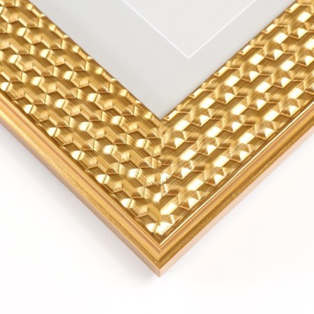 Photo frame Plastic "Grace" 10x15 cm, gold (plastic screen)-2