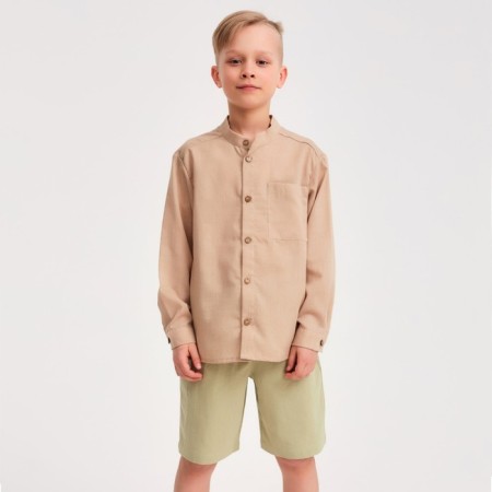 Burmuda shorts Minaku: Cotton Collection Color Green, Height 152