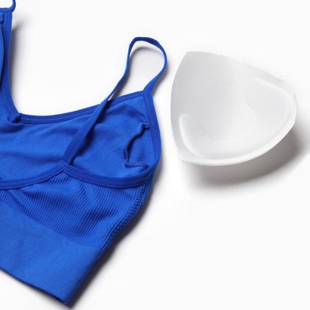 Female set (top, thongs), blue color, size 42-46-7