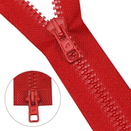 Tractor lightning T10 (6 mm), two locks, length 70 cm, red color