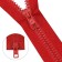 Tractor lightning T10 (6 mm), two locks, length 70 cm, red color