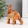 Souvenir Polystone "Elephant under a tree in silver blanket" MIX 7.5x6x3.2 cm