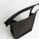 Cosmetic bag with lightning, black color