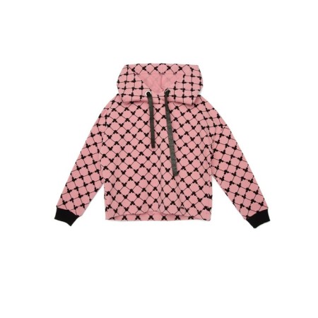 Худи для девочек Conte Elegant , рост 146-152 см, цвет dusty rose-black-4