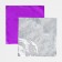 Foil for sweets 10*10cm 100pcs, purple