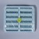 Massage "Drums", 26 × 22 × 5 cm, 5 rows, color mix