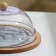 Serving dish with a white marble lid, 15 cm