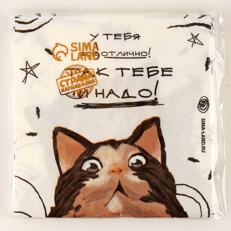 Paper napkins 25*25cm "cats" (set 20 pcs)-4