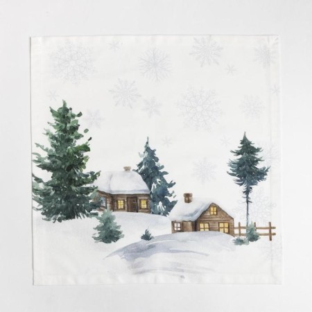 Set of Ethel "Forest Animals" tablecloth 150x220 +/- 3cm with GMVO, napkins 40X40CM-12pcs-9