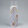 Gift package for a bottle, packaging, "festive", white craft, 13 x 36 x 10 cm