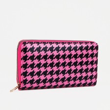 Lightning wallet, black/pink color