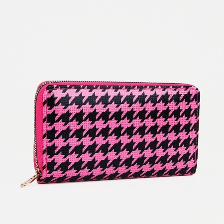 Lightning wallet, black/pink color