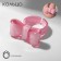 Ring "Bow" voluminous, pink color, size 18