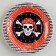 Disposable paper plate "Pirate" (18 cm)