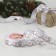 Satin ribbon "carnival", 25 mm, 23 ± 1 m, white color