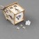 Christmas tree toy "House with a Christmas tree", from batteries, glow warm white