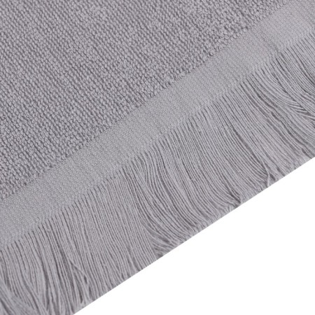 Trick Love Life Fringe, 30x60 cm, gray, 100% cotton, 380 g/m2-2