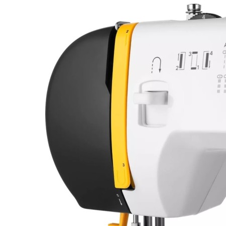 Sewing machine KitFort KT-6057, 70 watts, 23 operations, semiautomatic device, white-hourly-6