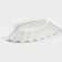 Porcelain dish Magistro "Chamomile", D = 32.5 cm, white color
