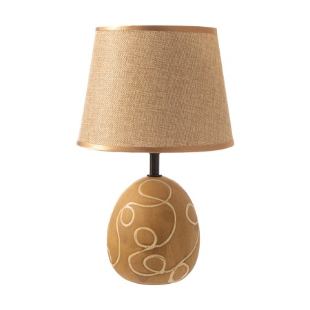 Table lamp "parable" 1x40W E14 brown 20x20x32cm-5
