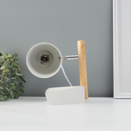 Table lamp "Prestige" 1x40W E27 White 13x12x24cm-5