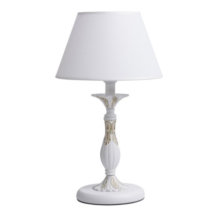 Table lamp "Candle", 1x40W E27, white 28x28x50 cm