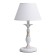 Table lamp "Candle", 1x40W E27, white 28x28x50 cm