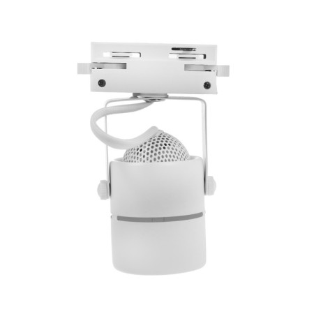 Luazon Lighting track lamp under the GU10 lamp, round, white case-2