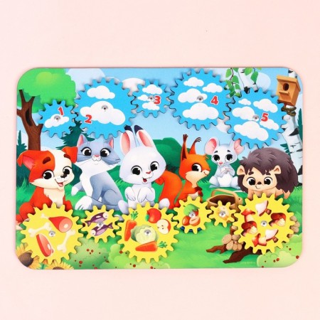 Set of gears "Who eats what?"-4