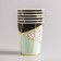 A glass of paper "mint luxury", a set of 6 pcs., 250 ml