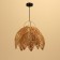 Ceiling Lamp from Rotan "Palma" 1x120W, E27, 60x65x35 cm
