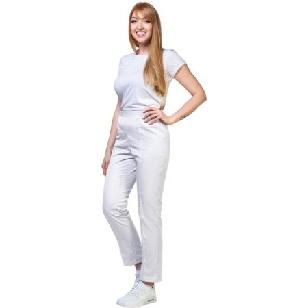 Medical pants, white color, size 46, height 158-164-1