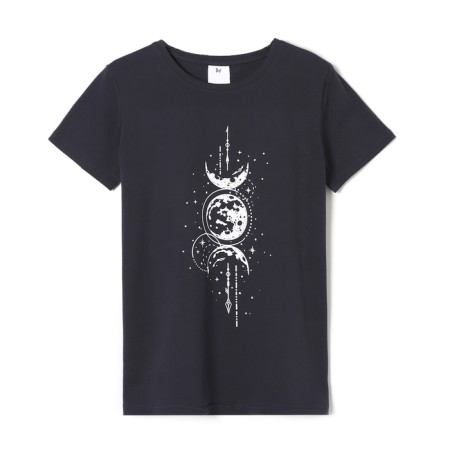 Women's T -shirt "Luna", graphite color, size 50